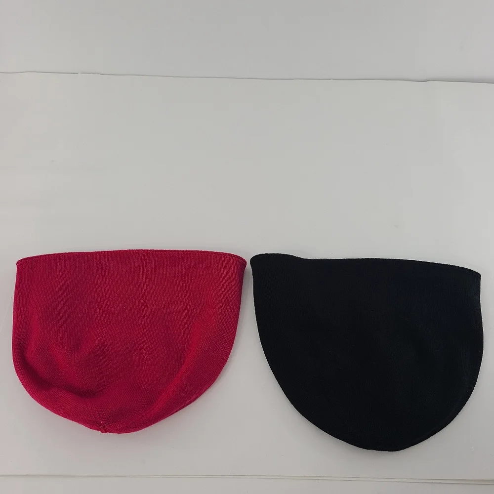 Givenchy Split Logo Wool Skull Cap Beanie Winter Hat Fold Cuff Made In Italy NWT - Picture 12 of 13